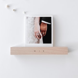Kartenhalter aus Holz mit Gravur Fotohalter Hochzeitsgeschenk | Geschenk Brautpaar | Hochzeitsschild