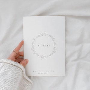 U- Heft und Impfpass Hülle personalisierbar | Junge | Mädchen Schutzhülle mit Namen | Geschenkidee Schwangerschaft, Geburt, Babyparty