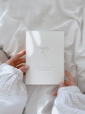 Maternity record cover personalized with name Gypsophila - cover maternity record - pregnancy gift product logo