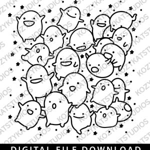 Warawara, The Boy and The Heron, EPS, SVG, PNG Digital Download