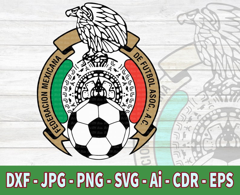 Mexican Team Shield Liga Mx Escudo Escudo FeMexFut Federacion Mexicana de Futbol Mexican Soccer Shield Liga Mx Car Decal image 2