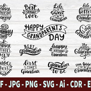 Abuelos Día svg Bundle, Abuelo svg, Abuelos svg, Mejor Abuela svg, Abuelos svg, sublimación, cricut svg, silueta svg