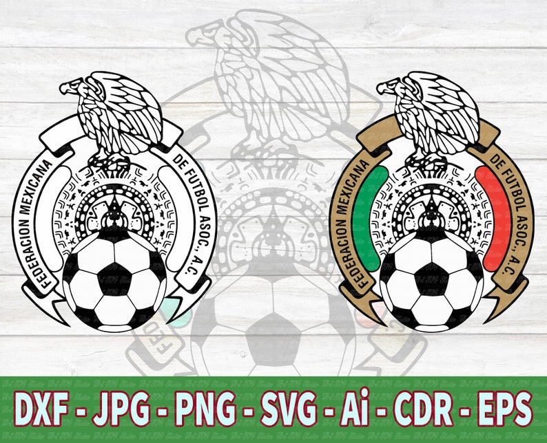 Mexican Team Shield Liga Mx Escudo Escudo FeMexFut Federacion Mexicana de Futbol Mexican Soccer Shield Liga Mx Car Decal image 1