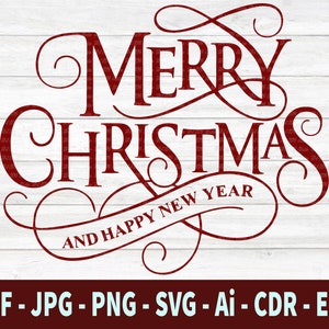 Merry Christmas svg, Christmas SVG, Digital cut file, winter svg, Merry Christmas svg, christmas quote svg, hand lettered, Cricut File