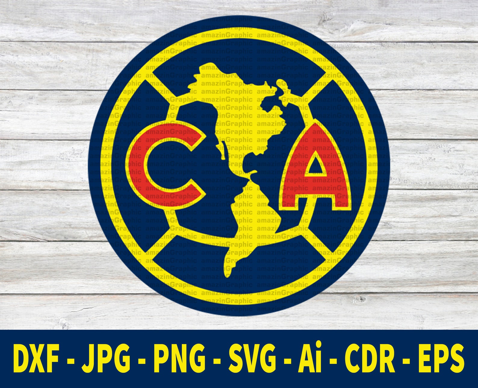 Club America SVG - Club America Cut File - Liga México SVG- Archivos ...