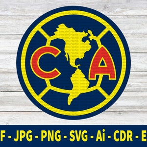 Club America SVG - Club America Cut File - Liga México SVG- Archivos digitales descargar svg dxf eps png cdr ai dxf, futbol mexicano