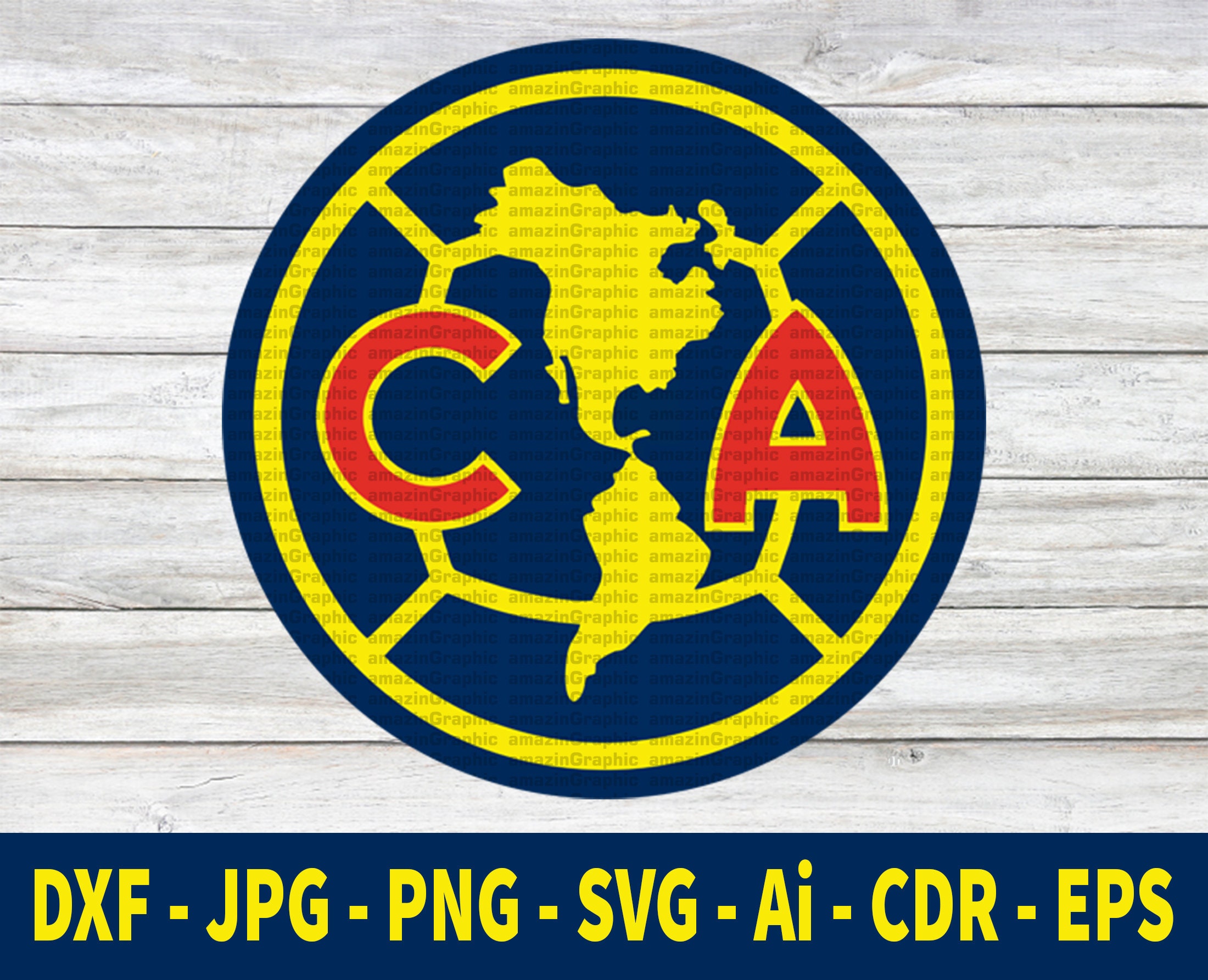 Club America SVG Cut File Liga México SVG Liga MX Aguilas America