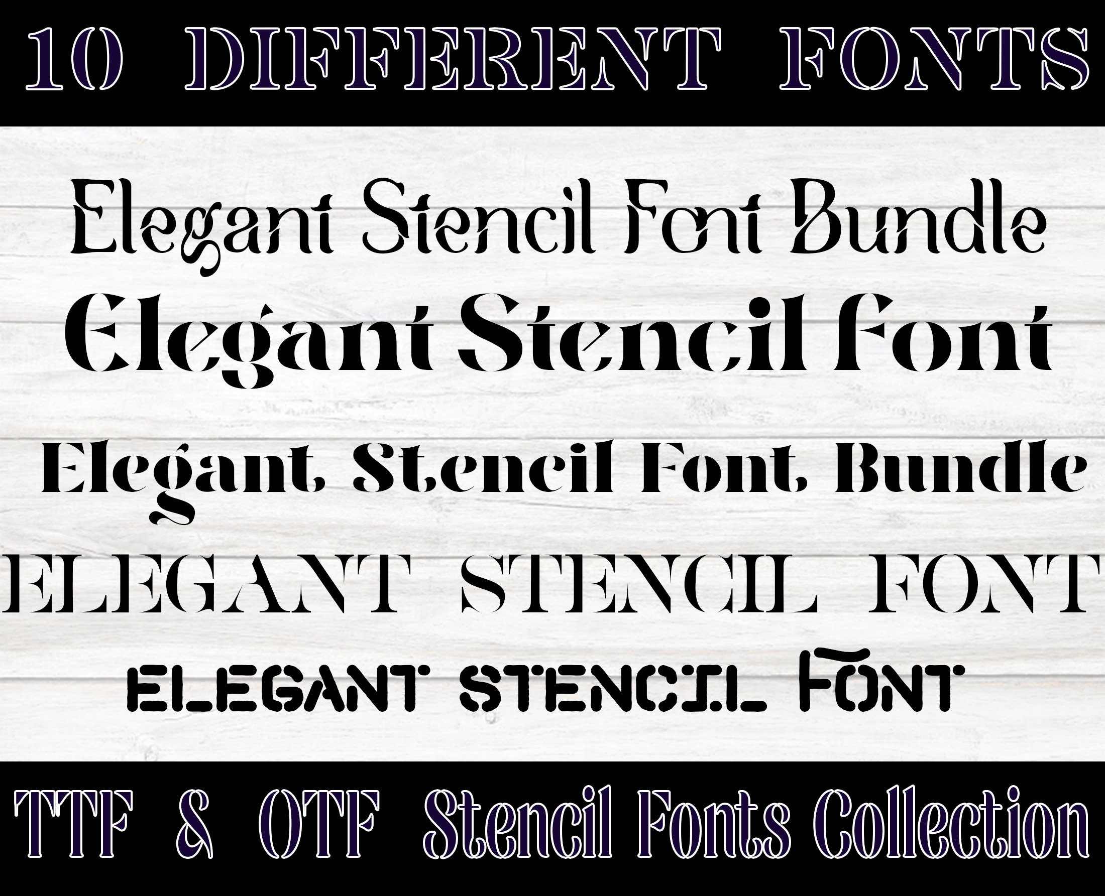 Bundle Stencil Font, Calligraphy Font, Digital Font, Handwritten Font ...