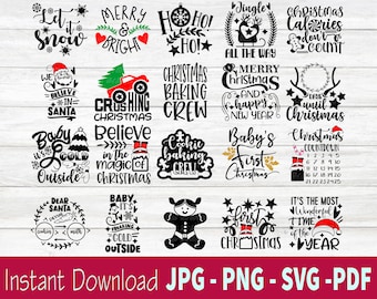 Christmas svg bundle - christmas sign svg bundle - farmhouse christmas svg - merry christmas svg - christmas shirt svg - svg for cricut png