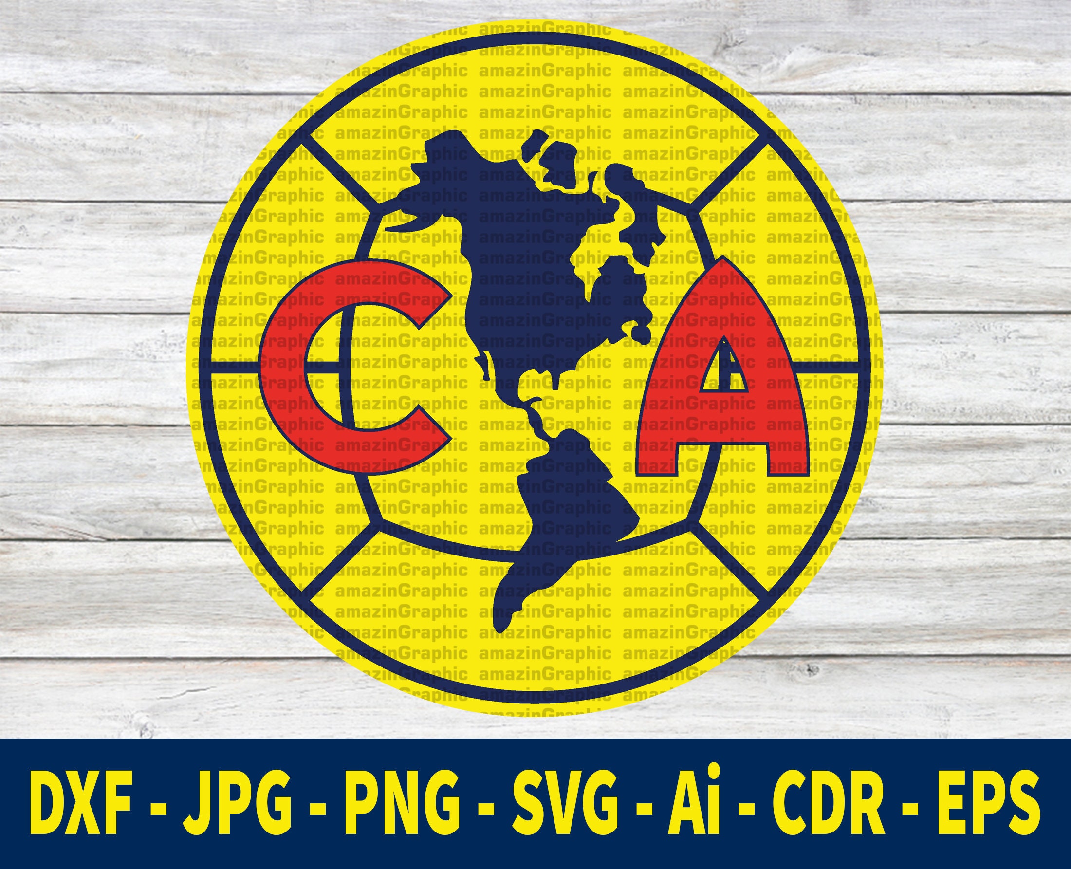 Club America SVG Cut File Liga México SVG Liga MX Aguilas America