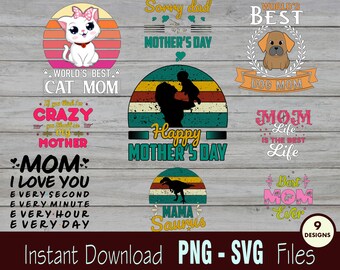 Quotes Mothers Day SVG Design Bundle, SVG Gifts For Mom Bundle, Cricut SVG Bundle, Gift for Mom Bundle, Mother Saying, Best Mom Ever