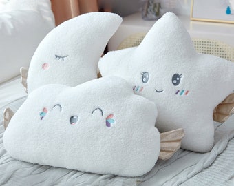 Nooer Golden Wings Soft Cloud Throw Pillow Teepee Decorations for Children Nooer Golden Wings Soft Cloud Throw Pillow Teepee Decorations for Children