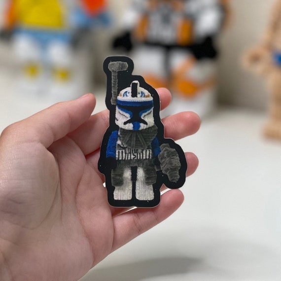 Phase One Captain Rex Lego Sticker Star Wars - Etsy