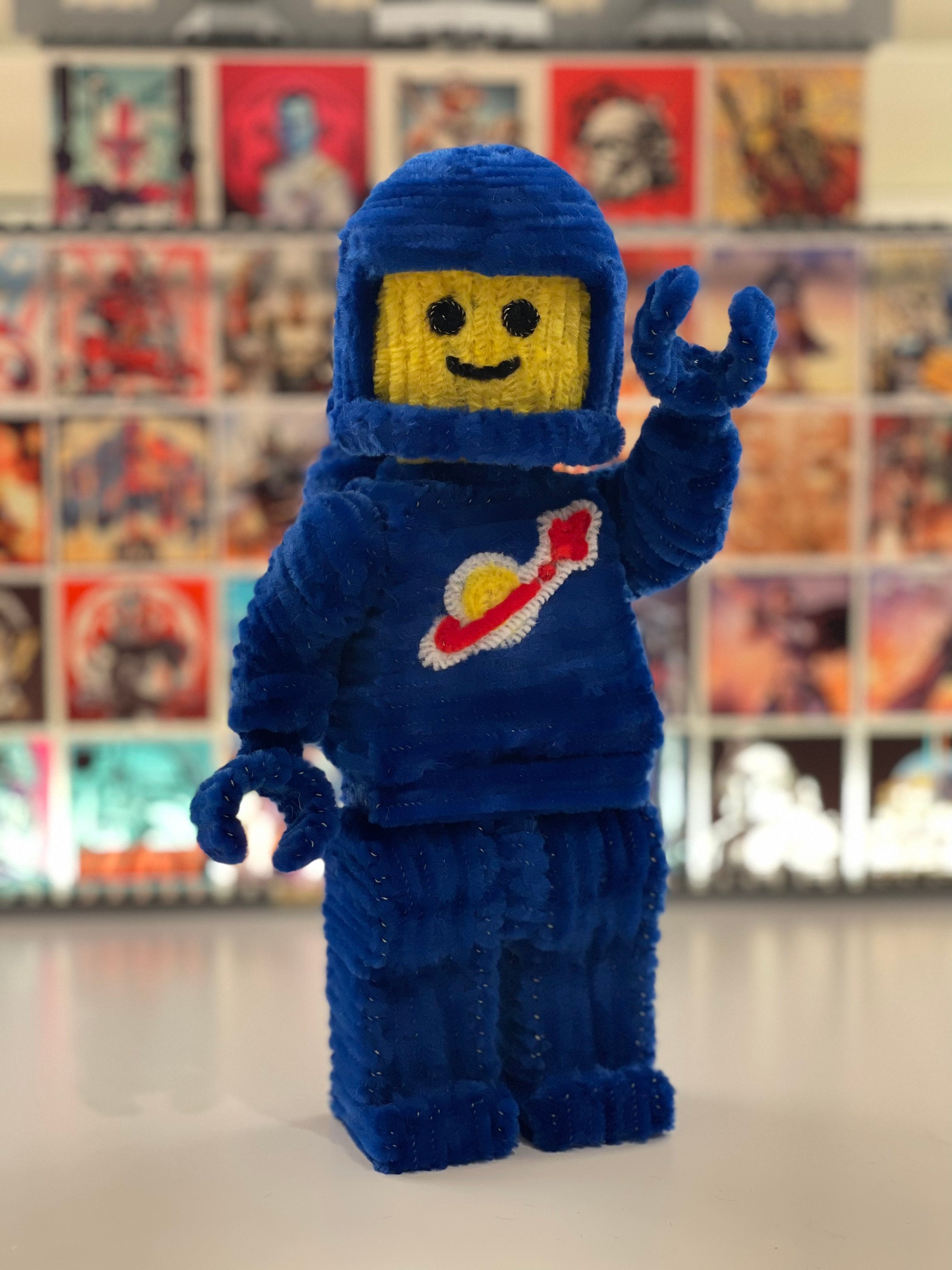 Classic Lego Spaceman Pipe Cleaner Figure Etsy