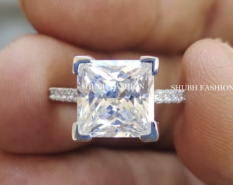 Princess Cut Diamantring, Verlobungsring, Verlobungsring, Verlobungsring, Verlobungsring, Verlobungsring, Verlobung, Hochzeitstag, Jahrestag