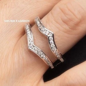 Customizable Ring Enhancer, Moissanite Ring Enhancer, Moissanite Matching Ring, Eternity Ring, Diamond Eternity Band, Aggie Ring Enhancer