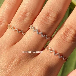 Timeless zigzag ring sales