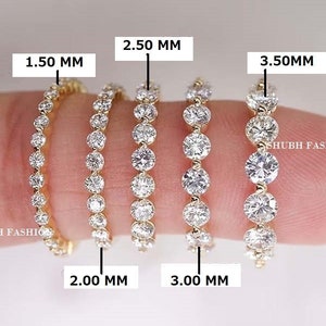 Moissanite Wedding Band, Diamond Band, Floating Bubble Band 1.50 | 2.00| 2.50 MM Half Eternity Band, Wedding Ring, Anniversary Matching Band