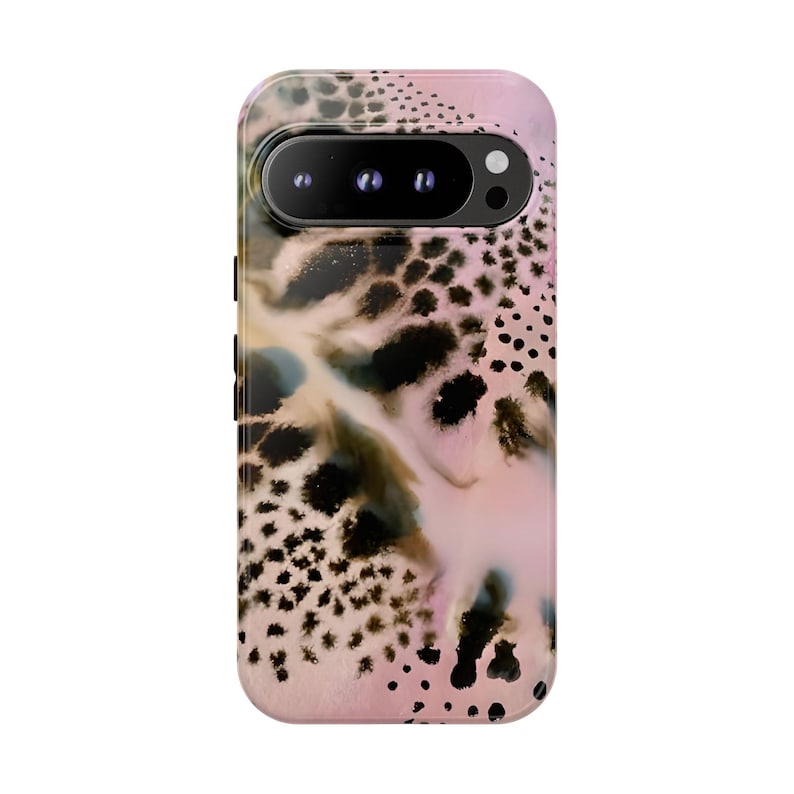 Funda rosa con estampado de guepardo para teléfono, compatible con iPhone 17, 16, 15, 14, 13, 12, 11 Pro Max, Samsung Galaxy S25, S24, S23, S22 Ultra y Google Pixel. imagen 9