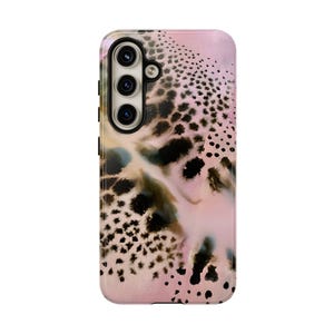 Funda rosa con estampado de guepardo para teléfono, compatible con iPhone 17, 16, 15, 14, 13, 12, 11 Pro Max, Samsung Galaxy S25, S24, S23, S22 Ultra y Google Pixel. imagen 7