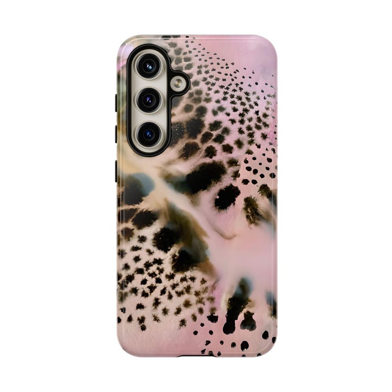 Funda rosa con estampado de guepardo para teléfono, compatible con iPhone 17, 16, 15, 14, 13, 12, 11 Pro Max, Samsung Galaxy S25, S24, S23, S22 Ultra y Google Pixel. imagen 7