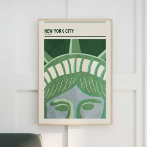 New York City Print, Statue of Liberty Print, Printable Wall Art, Pink Pastel Wall Decor, DIGITAL DOWNLOAD, USA Poster, Dorm Room Decor