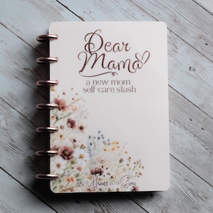 Dear Mama Book, Self Care New Mom To Be Gift, Parent Baby Shower Pregnancy Push Present Expecting Mother Postpartum Pregnant Floral
