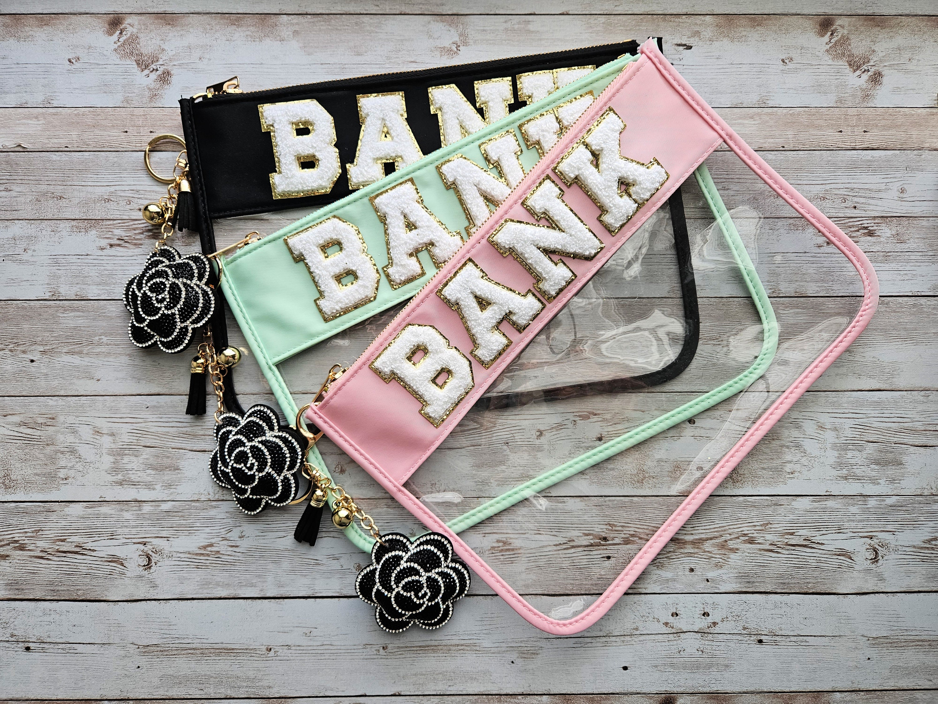  Sweetude 12 Pcs Bank Deposit Money Bags with Zipper