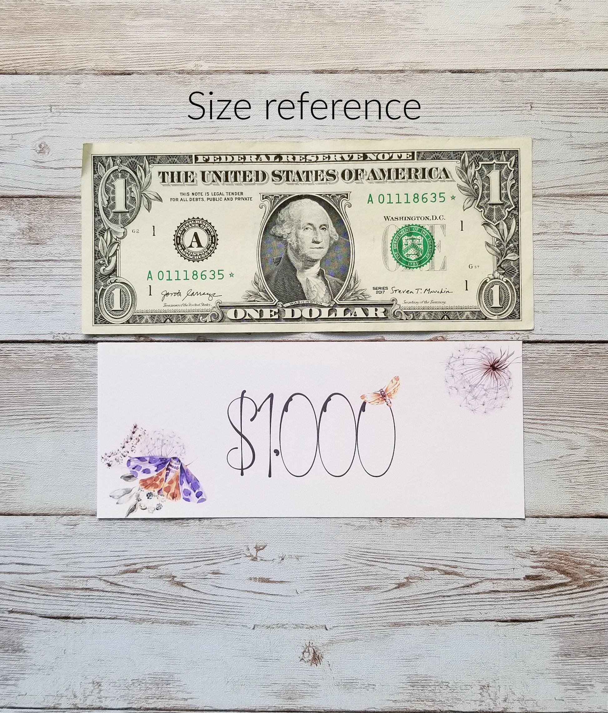 Printable Money Placeholders: Sinking Fund Budgeting Slips (PDF ...