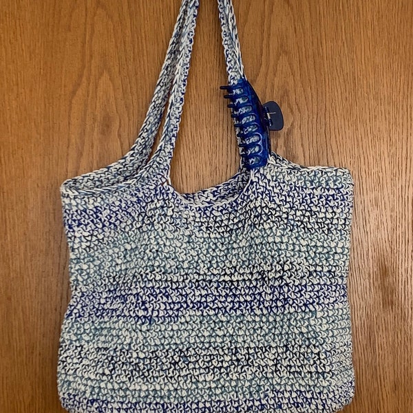 crocheted shoulder bag