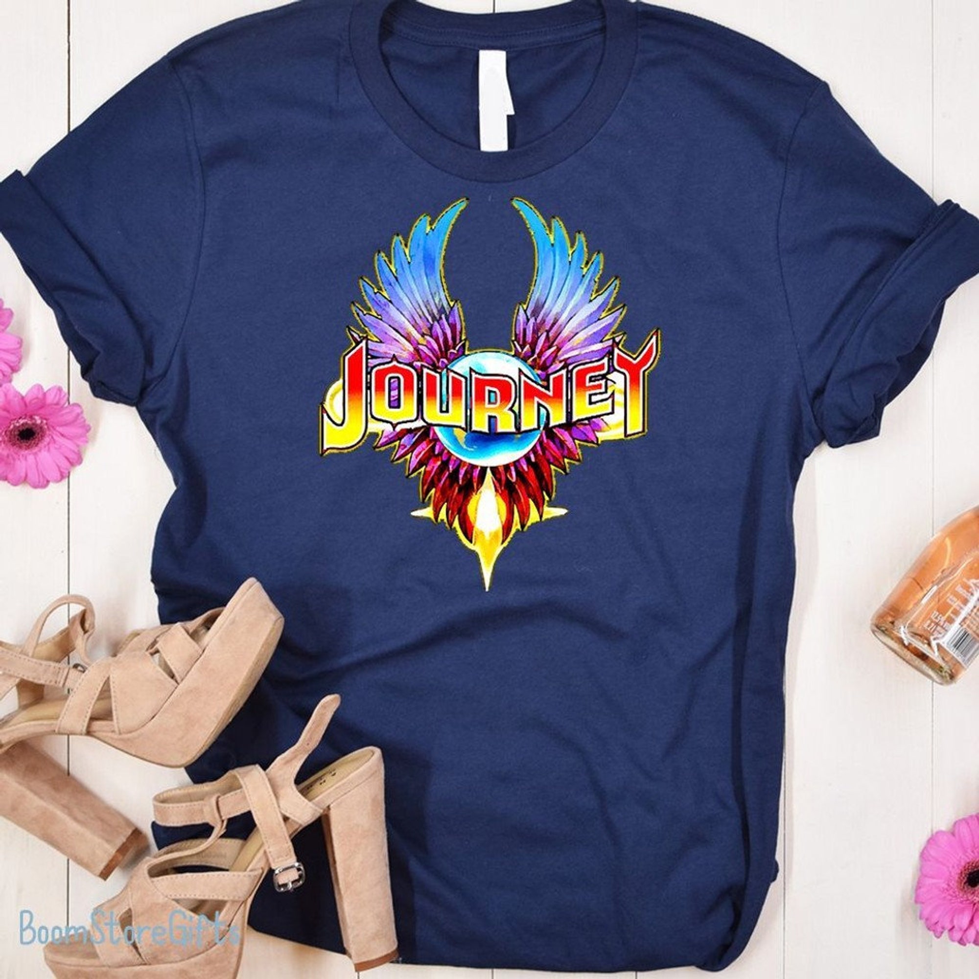 Discover Journey Band Rock T-Shirt - Clothing T-Shirt