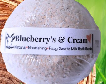 Lavender Goat Milk Bath Bomb: Natural Essential Oil Fizz