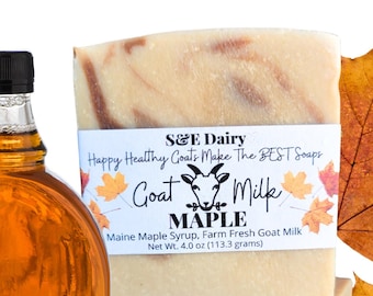 Maple Goat Milk Soap: All Natural, Farm Fresh, Artisan Soap