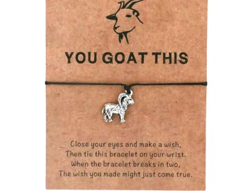 You Goat This Bracelet: Adjustable Unisex Wish Bracelet