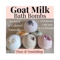 Natural Goat Milk Bath Bombs: Fizzy, Nourishing Skincare