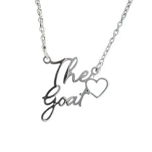 Silver Goat Necklace: Elegant Minimalist Gift for Goat Lovers