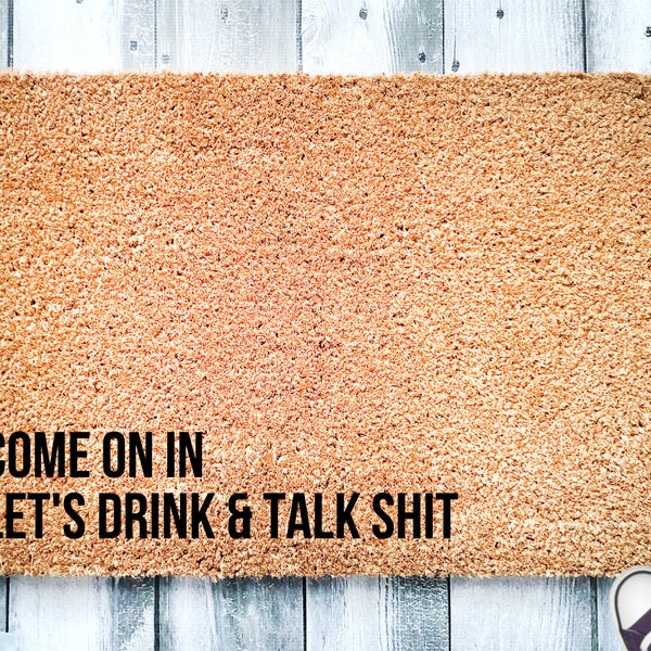 Alcohol Doormat - Etsy