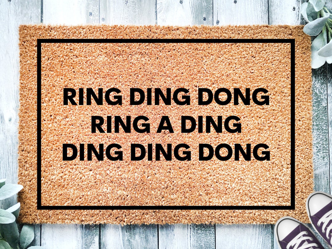 Ring Ding Dong Doormat Hip Hop Dr Dre Door Mat Funny Etsy