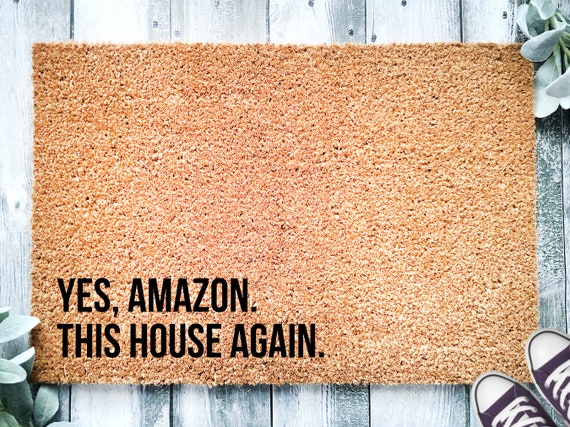 Yes  This House Again Doormat V2, Delivery Door Mat, Funny