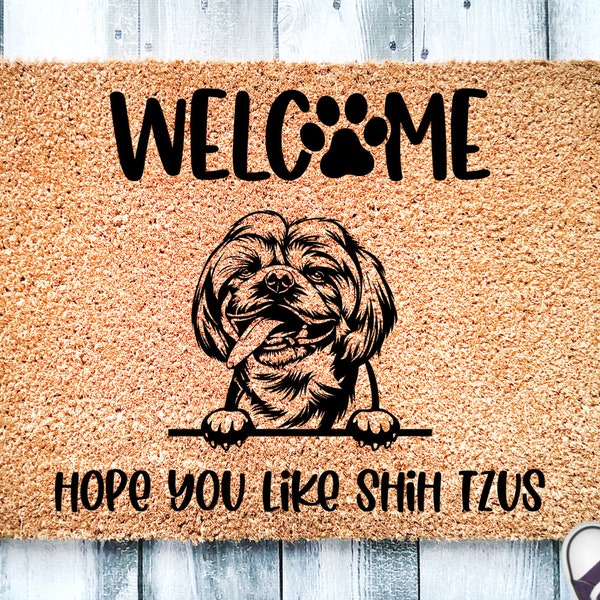 Shih Tzu Mats Etsy