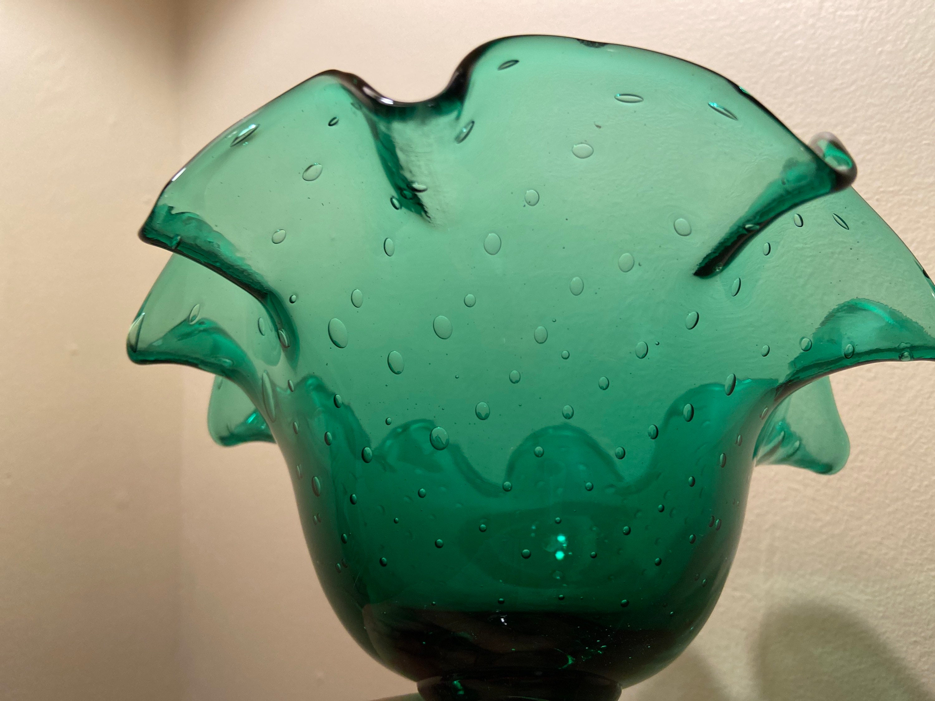 グラス ムラーノ ガラス コンポート ⁄ ベネチアングラス ムラノ アンティーク