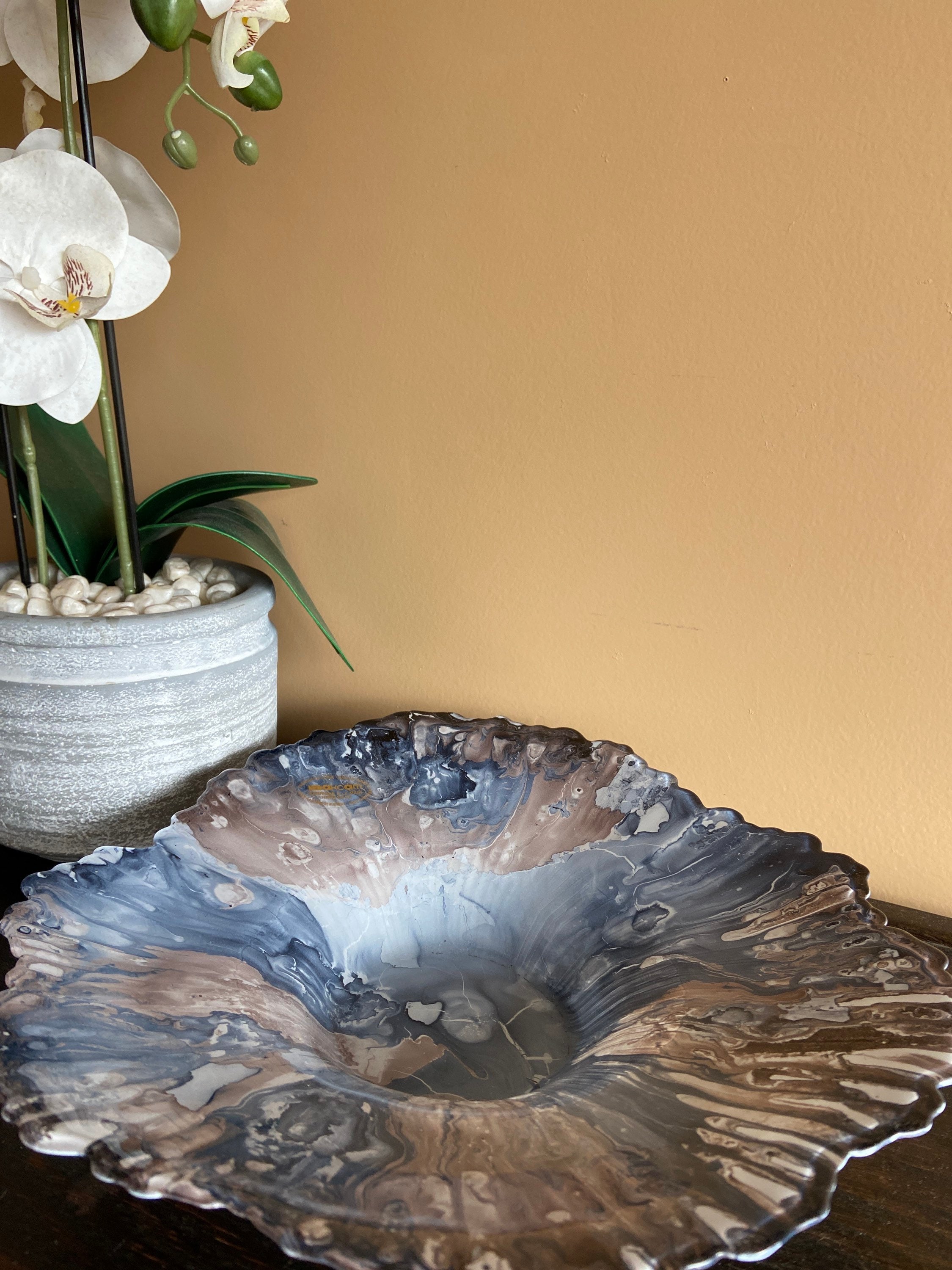 Akcam Turkish Glass Art Bowl - Etsy