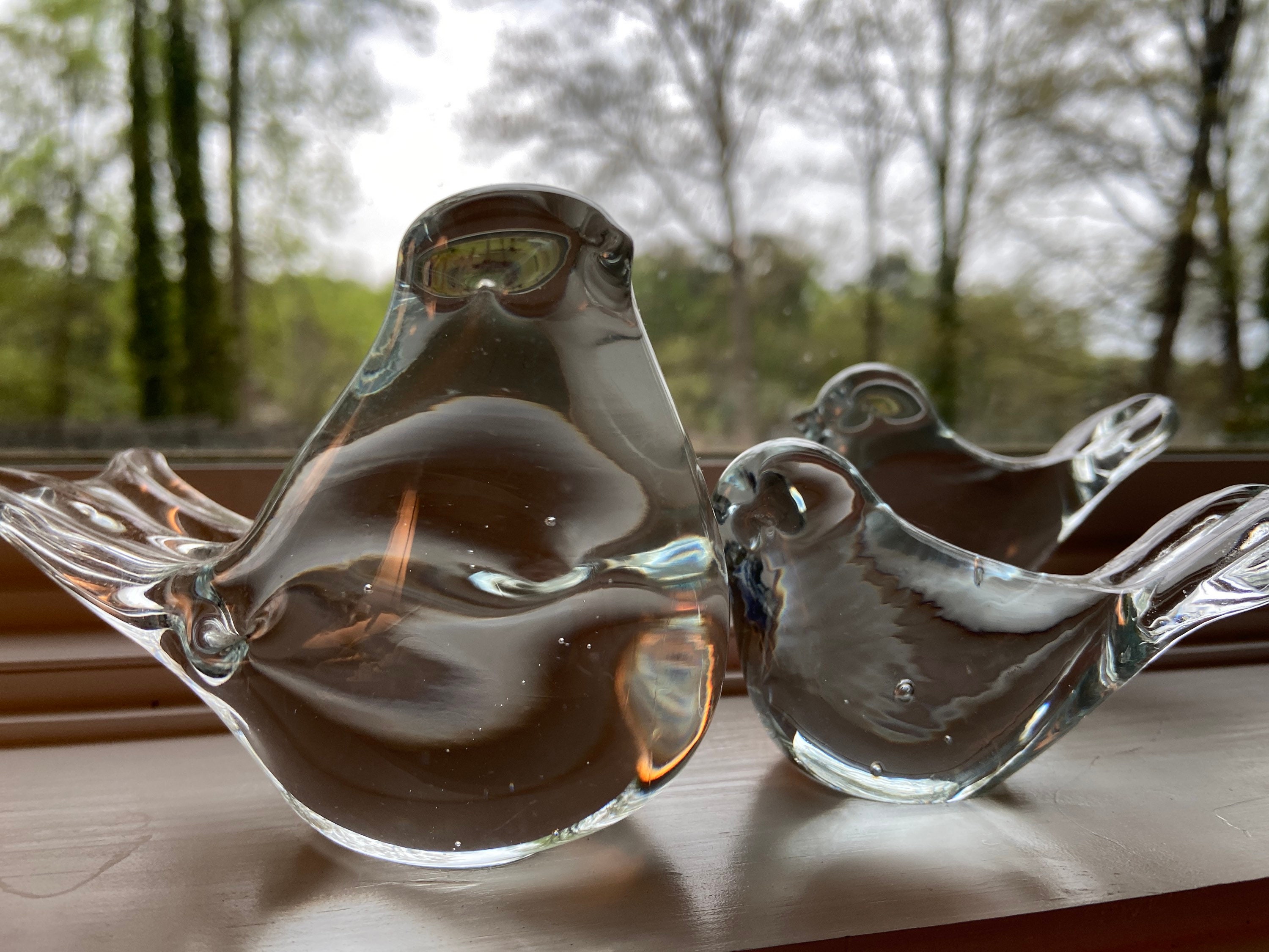 Two Birds Glass Murano - Etsy