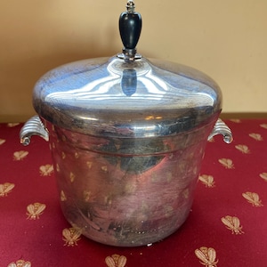 Vintage fB Rogers silver ice bucket #5511