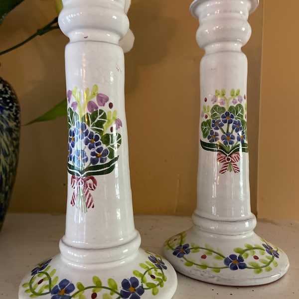 Portuguese Candle Pottery Etsy