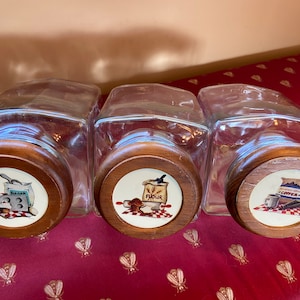 Botes de conserva antiguos de Libby of Canada (juego de tres)
