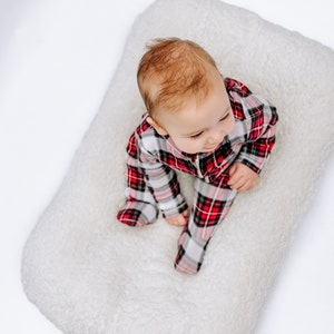 Sherpa Snuggle me infant slip cover, Ready to ship snuggle me cover