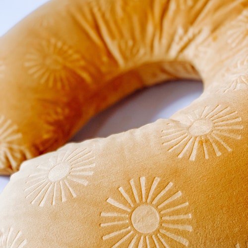 Sun Nursing Pillow Cover Velvet Nursing Cover Breastfeeding Etsy