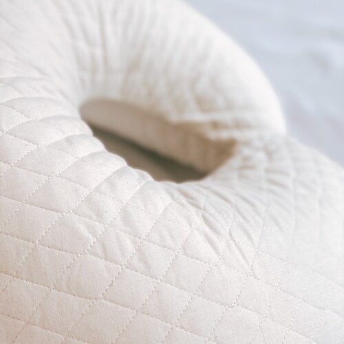 Natural Linen Nursing Pillow Cover in Cream for Breastfeeding Etsy