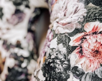 Nursing Pillow Cover velvet floral
